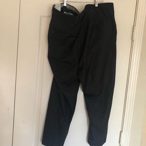 NWT. Statement Italy Black Casual Dress Pants Men's 50L/45W